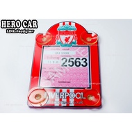Tax Sign Kiss P.s.r.car Car License Plate Liverpool Pattern Frame Framer.car For Cars
