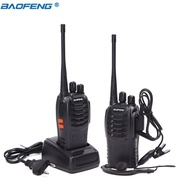 Baofeng 888s 2pcs Long Range Walkie Talkie UHF 400-470MHZ Two Way ham Radios Transceiver USB for