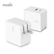 北車 (PD 3.0 快充 45W) Moshi Qubit USB-C 可折疊式插頭 充電器