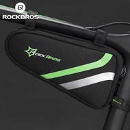 ROCKBROS Bicycle Bag Waterproof MTB Road Bike Bag Frame Front Triangle Bike Tube Bag Large Capacity