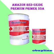 AMAZON PAINT 33A Red Oxide 5L  Premium Primer High Quality Primer Oxide Paint (Undercoat Anti Oxide 