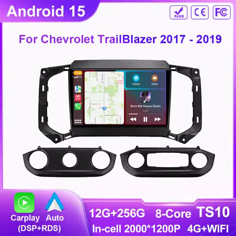 Android For Chevrolet TrailBlazer 2017 - 2019 S10 Colorado For Isuzu CPU HDR QLED D-MAX Dmax MU-X Mu
