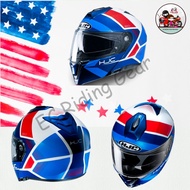 NEW *  BIG SALES  100% ORIGINAL HJC I90 SERIES HOLLEN MC21 FLIP UP MODULAR DOUBLE VISOR -READY STOCK