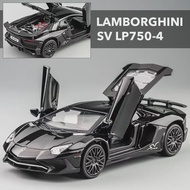 Tỉ Lệ 1:32 Lamborghini SV LP750-4 Hợp Kim Xe Thể Thao Mô Hình Diecast Kim Loại Đồ Chơi Xe Mô Phỏng B
