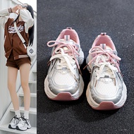 Daddy Shoes Women's Shoes 2025 Autumn Thick-Soled Lightweight Not Tired All-Match Casual Shoes Sport