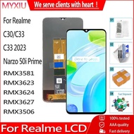 IPS For Realme C30 C33 Narzo 50i Prime LCD Display Touch Screen Assembly Digitizer Replacement Parts
