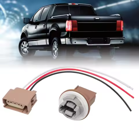 2 Pcs Turn Signal Socket & Pigtail Connector For Fiesta Focus F150 Lincoln Mercury 2003-2019 2U5Z134