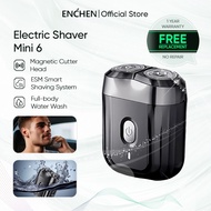 Enchen Mini 6 Mesin Cukur Janggut Electric Shaver Portable Shaver Machine Magnetic Cutter Head Full 
