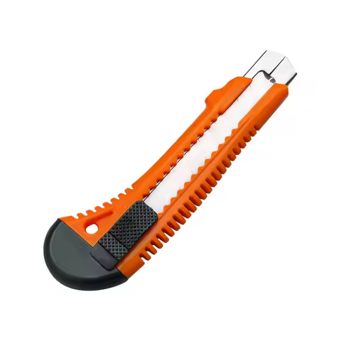 Trimming Knife 18mm Blade Retractable with Lock Back Box Cutter Opener School Office Student DIY Sta