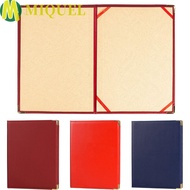 MIQUELZA A4 Agreement Folder, PU Leather No Inserts Certificate Diploma Cover, Premium Multifunction