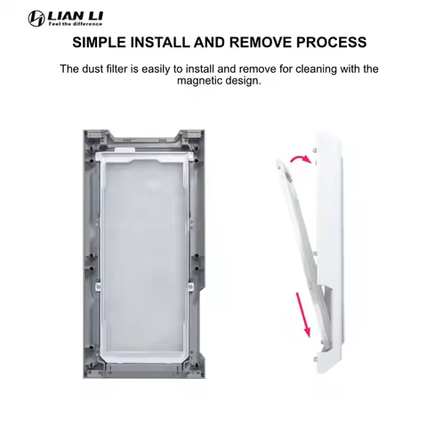 LIAN LI LANCOOL 216 High Density Filter Mesh Panel Filter,PC Cabinet Magnetic Grid Dust Prevention A