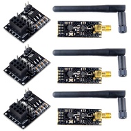 MakerFocus 3pcs NRF24L01+PA+LNA Wireless Transceiver RF Transceiver Module 2.4G 1100m with Antenna a