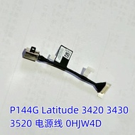 For Dell P144G Latitude 3420 3430 3520 Charging Port Power Cord 0HJW4D