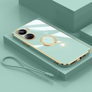 Case Lanyard Rope Holder Cover Soft Coque Fundas Luxury 6D Plating Phone Case For Huawei Nova 10 SE 10 Pro Nova 8i 7i 3i 5T