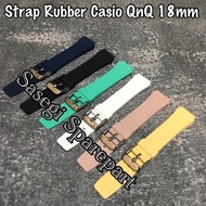 DN31 >> Casio QnQ 18mm Silicone Rubber Watch Strap Casio 18mm Strap