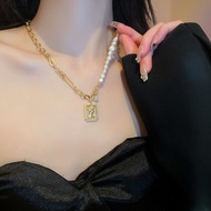 High-end women's necklace with classic French style that does not fade - DT 668