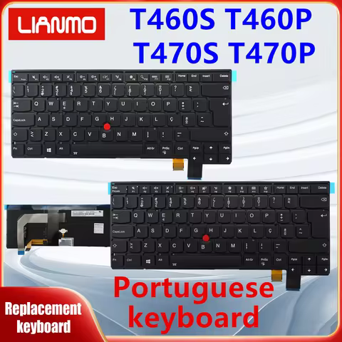 Suitable for Lenovo ThinkPad T460S T470S T460P T470P 13 Gen2 S2 2nd Gen Portuguese Notebook Keyboard
