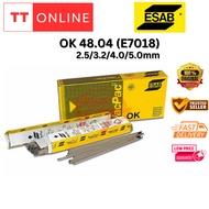 ESAB OK48.04 E7018 Welding Electrode Rod (2.5mm, 3.2mm, 4.0mm, 5.0mm) Elektrod Ubat Welding 焊条焊支