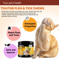 Tovitar Pet flea and tick chewing cat and dog prevention support long-lasting protection