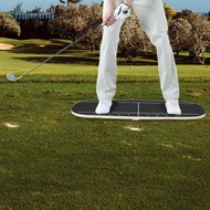 [Shamjina] Weight Shift Balance Board Swing Trainer Golf Practice Tool Non Slip Wood Plate for Home 