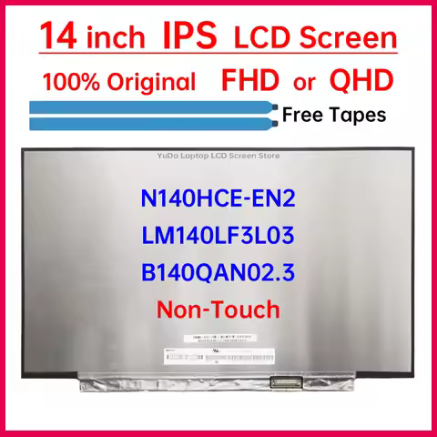 14 Inch LCD Screen LM140LF3L03 N140HCE-EN2 B140QAN02.3 For Asus ZenBook UX425 UX425E UX425J UX425U D