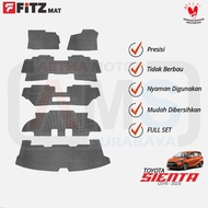 [FULLSET] Semi-Rubber Foam Carpet for Toyota Sienta Car Cabin Floor Mat by FITZ