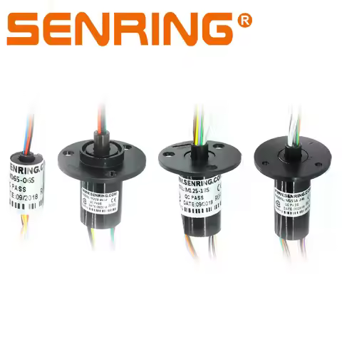 Mini Slip Ring with Dia. 6.5mm 7.9mm 12.5mm 22mm for 1A/1.5A/2A Current 6 8 12 18 24 wires Small Win