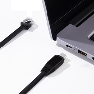 OXXGGKAO TEP Material USB C To RJ45 lan Networking Cable Converter Fast Stable Connection