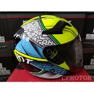 KYT HELMET DOUBLE VISOR (CASCO KYT VENOM OPEN AZLAN SHAH REPLICA 2018)