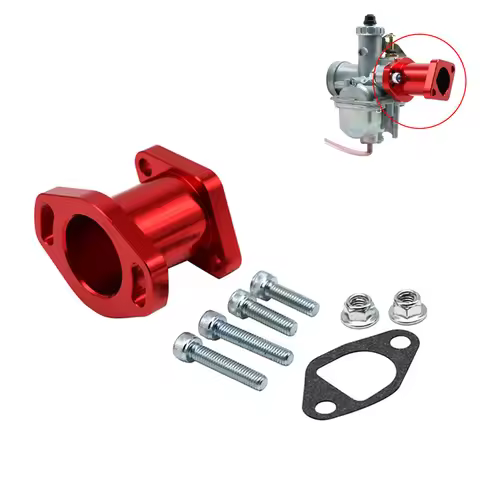 Part Adapter Red 1pc Accessories Blue Carburetor Engine For VM22 PZ19 PZ26 Carb Intake Manifold Meta