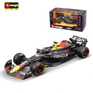 BURAGO 1:43 Scale Diecast Red Bull Racing F1 Car Model, Collectible Toy Car, Sliding Car Model, Birt