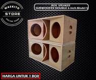Box Speaker 6 Inch Subwoofer Double