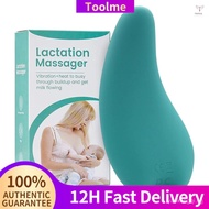 【In stock】TOS Warming Lactation Massager Soft Silicone Breast Massager for Breastfeeding Heat + Vibration for Clogged Ducts Improved Postpartum Milk Flow 4XKJ