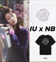 IU 花書籤 x 🇰🇷New Balance 限量版 短tee 情侶 tee  Flower globe IU x NB