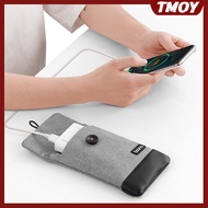TMOY Travel Charger Mobile Phone Organizer Pouch Portable Source Electronics Earphone  Data Cable Ac