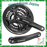 Direct From Japan Shimano FC-M311 Black 48X38X28T 175mm 8/7-speed with Chain Guard EFCM311E888CL