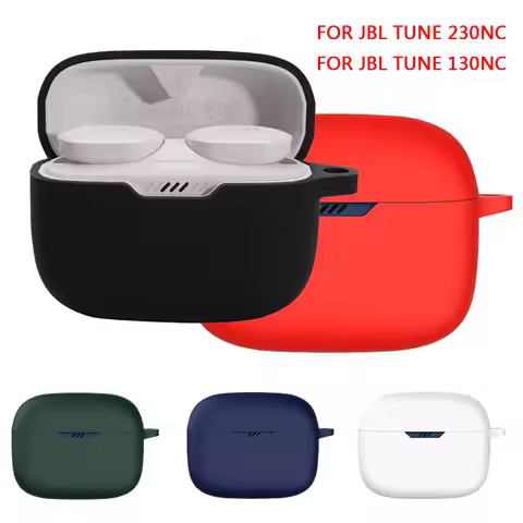 2023 Silicone Case For JBL Tune 230NC/130NC TWS Wireless Bluetooth Earphones Shockproof Protective C
