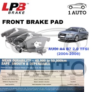 LPB e-PRO SEMI METALLIC FRONT BRAKE PAD AUDI A4 B7 (8E8 8E7)2.0 TFSI (2004-2009) A6 C6 (4F2) 2.4