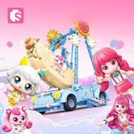 Sembo Block 616207 Amusement Park Series Rocking Boat Car Deco Bricks Toy Boy Girl Gift Decoration