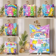 Care Bears Cartoon Cute Single-sided Printed Flannel Blanket Gift for Friends and Family