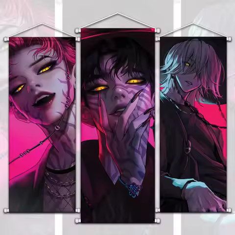 72x28cm K-POP Demon Hunting Girl Group Wall Art Movie & Anime Merchandise Posters Scroll Paintings I