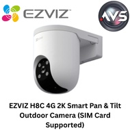 EZVIZ H8C 4G 2K Smart Pan & Tilt Outdoor Camera (SIM Card Supported)