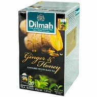 Dilmah Ginger &amp; Honey Flavoured Ceylon Black Tea 20dozen Foil Wrapped Teabags