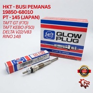 [1 PCS] Spark Plug Heater/ Glow Plug Taft GT (F70)/ Taft Kebo (F50)/ DELTA V22/ Rino 14B HKT JAPAN (