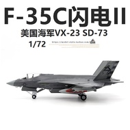 Baltan hobby HC7 AF1 US Navy F-35C Lightning II Fighter VX-23 SD-73 F35 Finished Product Aircraft Mo