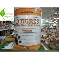 BIOGREEN-O'TIGRES ORGANIC BLACK BEAN POWDER (LOW CANE SUGAR) 700GM