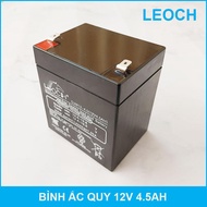 Bình ắc quy khô mini 12V 4.5Ah LEOCH cao cấp chuyên dụng