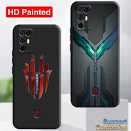 ♞NUBIA Suitable For Red Devil 6R Phone Case NX666J Hd Painted Soft TPU Fundas NUBIA 6R