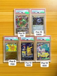 日版Psa Pokemon 卡（圖有價錢）