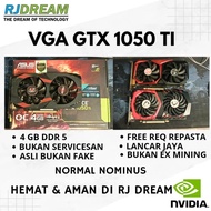 Jual VGA GTX 1050 TI 4GB DDR5 BEKAS / SECOND NO MINUS